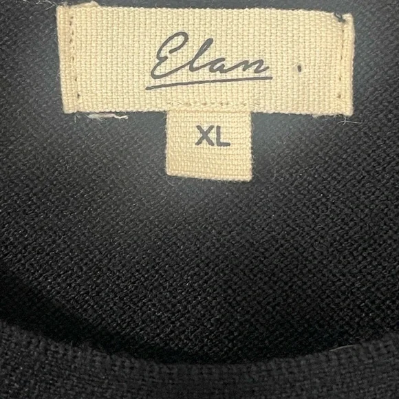 Elan Maxi Tank Tulle black dress. Size XL GUC - Picture 9 of 11